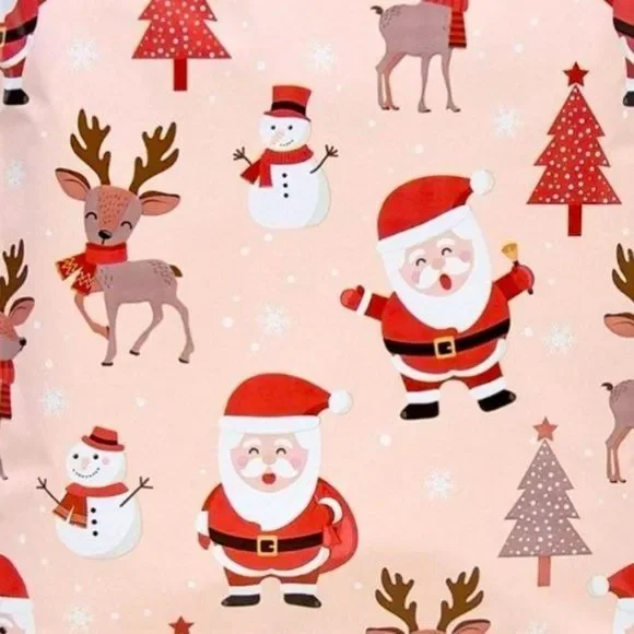 Christmas Santa & Reindeer Poly Mailers Holiday Shipping Bags Nwt - Picture 3 of 3